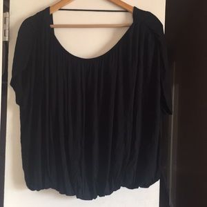 Black Sexy Top w/ Open Back